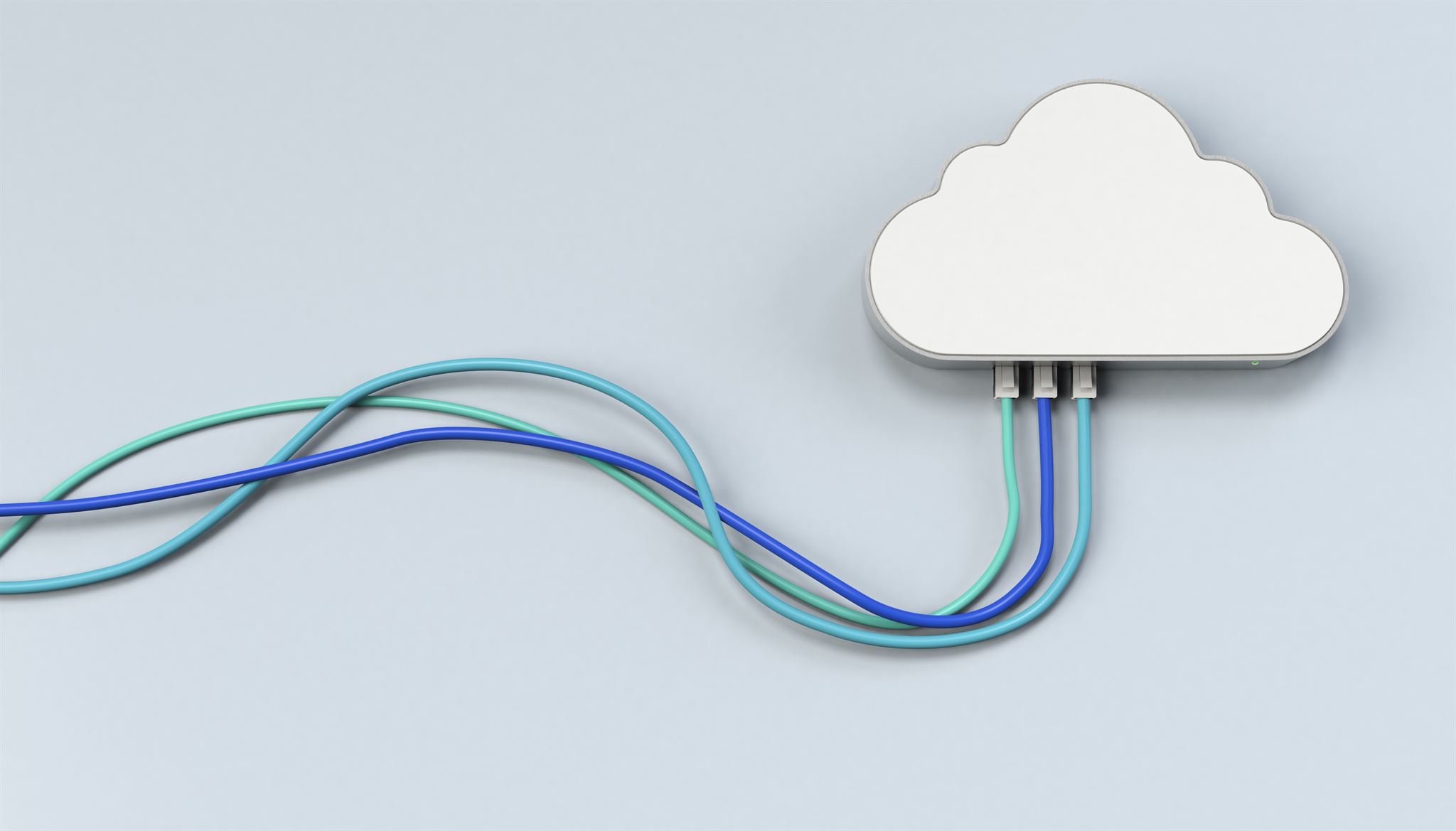 Cloud computing data center with servers